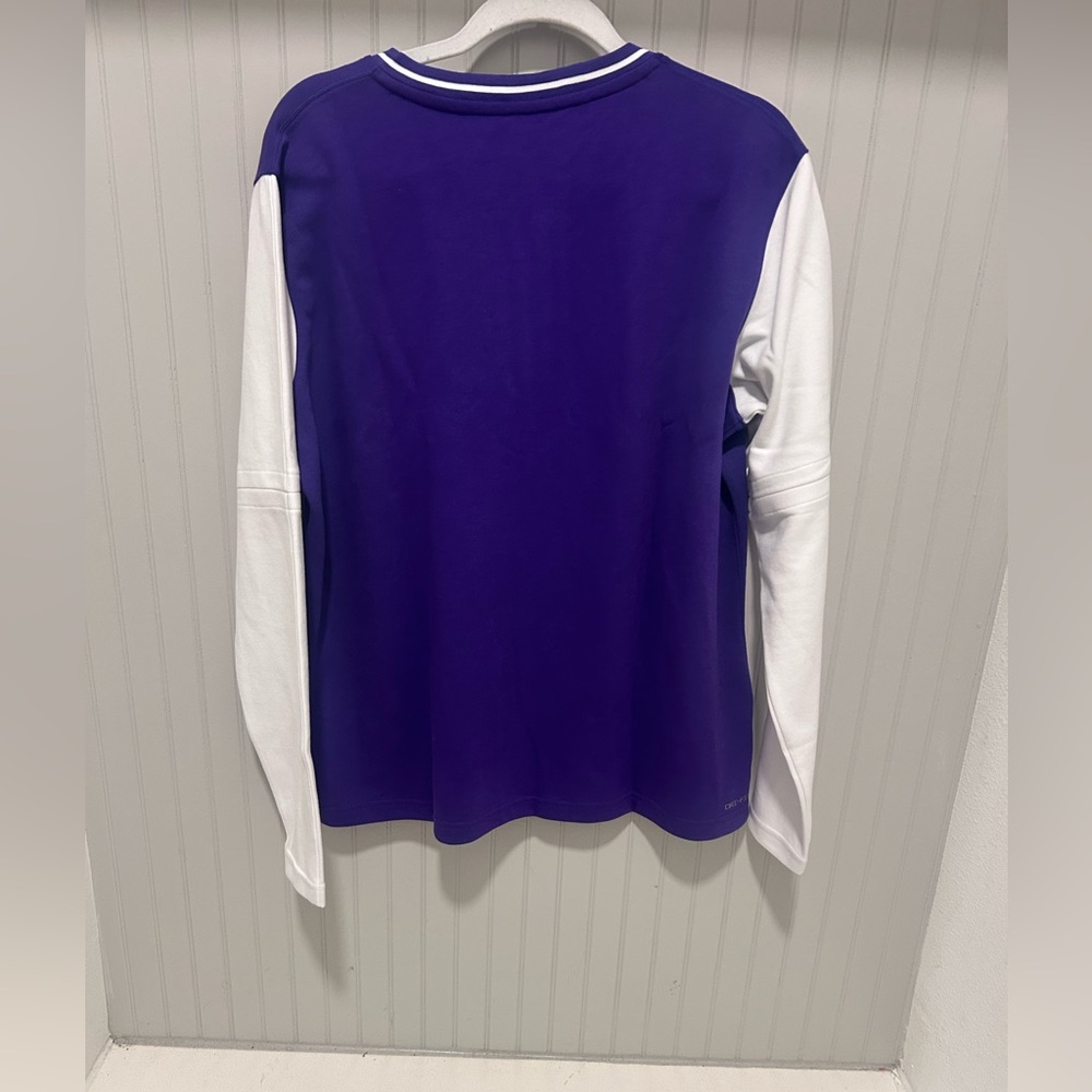 Nike Purple and White Sweatshirt - Picture 2 of 3